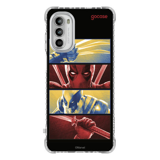 Capinha para celular  Deadpool & Wolverine - Garras e Katanas