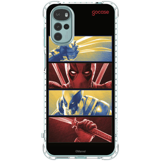 Capinha para celular  Deadpool & Wolverine - Garras e Katanas