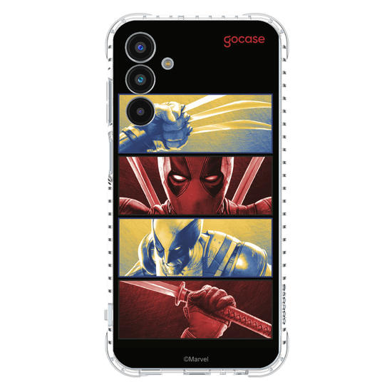 Capinha para celular  Deadpool & Wolverine - Garras e Katanas