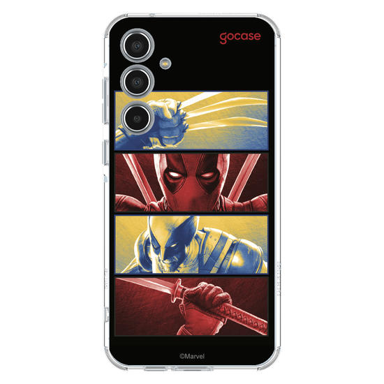 Capinha para celular  Deadpool & Wolverine - Garras e Katanas