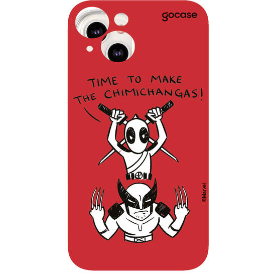 Capinha para celular  Deadpool & Wolverine - Chimichangas!