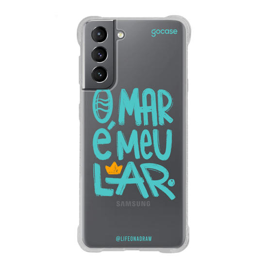 Capinha para celular O Mar é Meu Lar