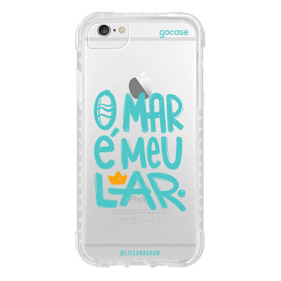 Capinha para celular O Mar é Meu Lar