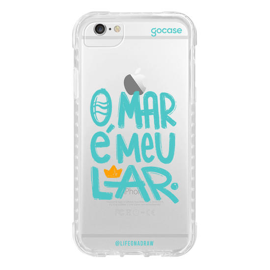 Capinha para celular O Mar é Meu Lar