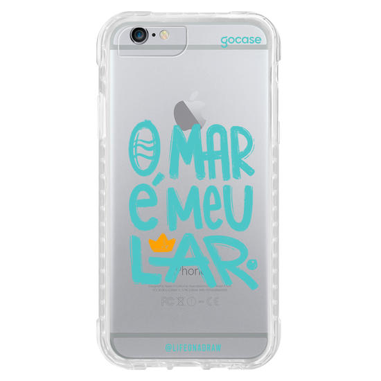 Capinha para celular O Mar é Meu Lar