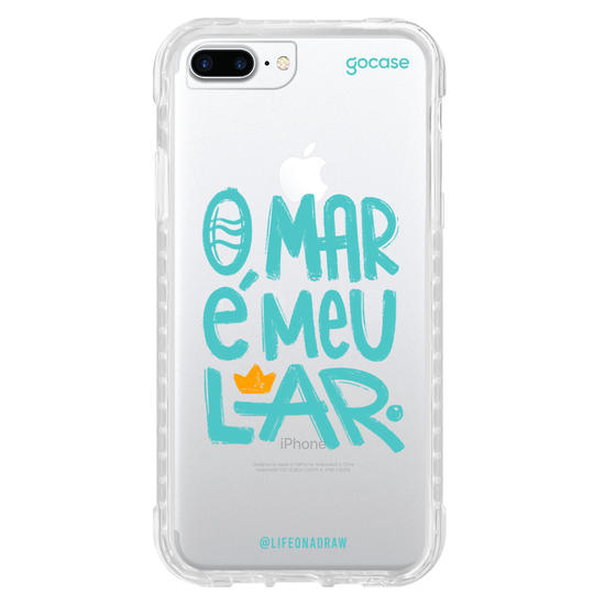 Capinha para celular O Mar é Meu Lar