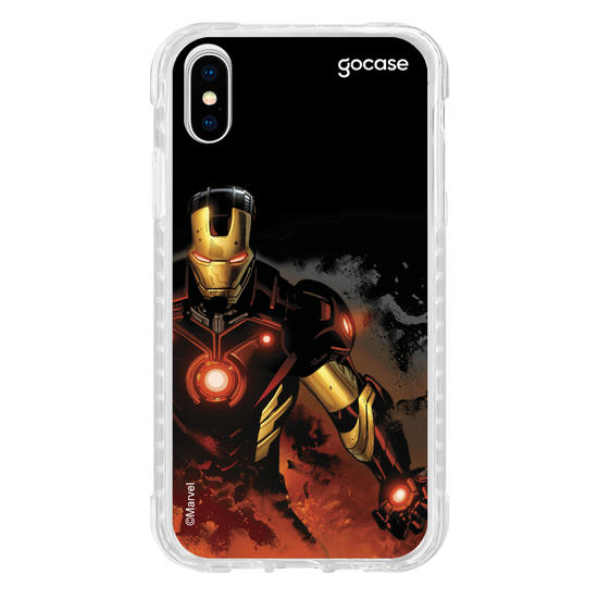 Capinha para celular Homem de Ferro - Em chamas