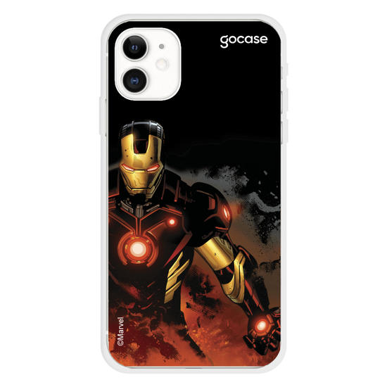 Marvel - Homem de Ferro em chamas Phone Case