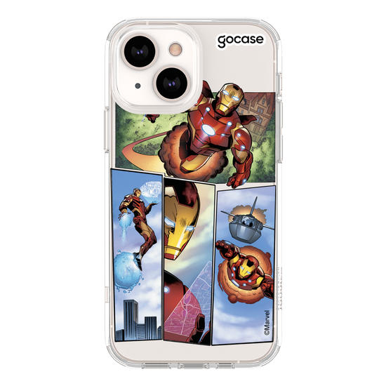Capinha para celular Marvel - Homem de Ferro Página HQ