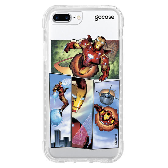 Capinha para celular Marvel - Homem de Ferro Página HQ
