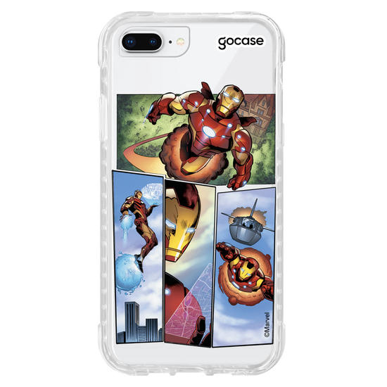 Capinha para celular Marvel - Homem de Ferro Página HQ