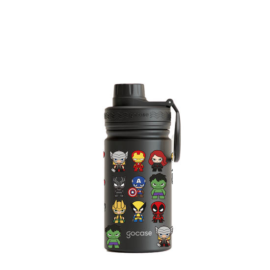 Garrafa Térmica Mini + Ebook - Marvel - Pattern Cute