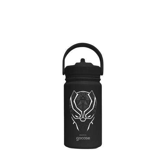 Insulated Water Bottle Mini + Ebook - Garrafa Térmica Mini + Ebook - Pantera Negra - Nas Sombras