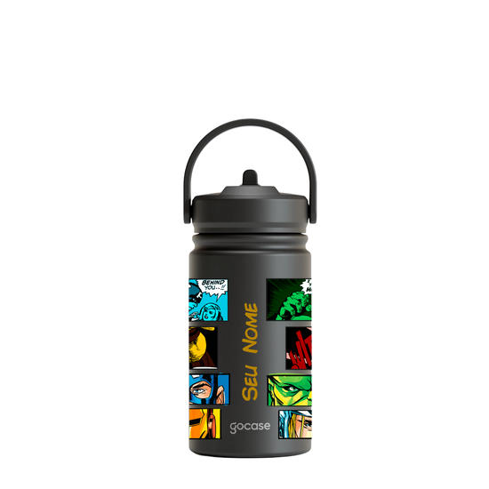 Garrafa Térmica Mini + Ebook - Avengers Comics