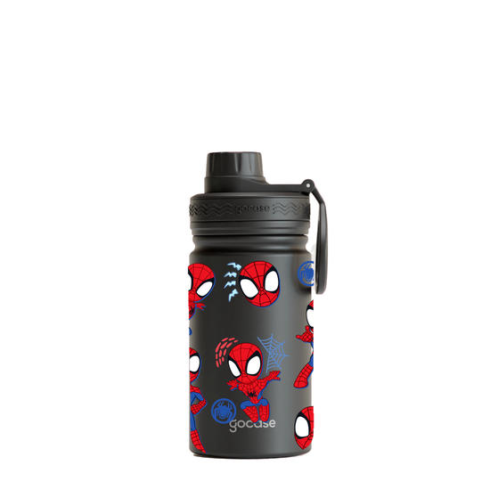 Garrafa Térmica Mini + Ebook - Homem-Aranha - Stickers
