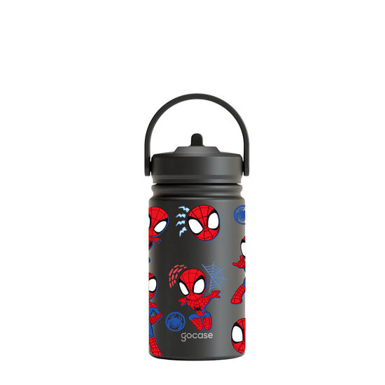 Garrafa Térmica Mini + Ebook - Homem-Aranha - Stickers