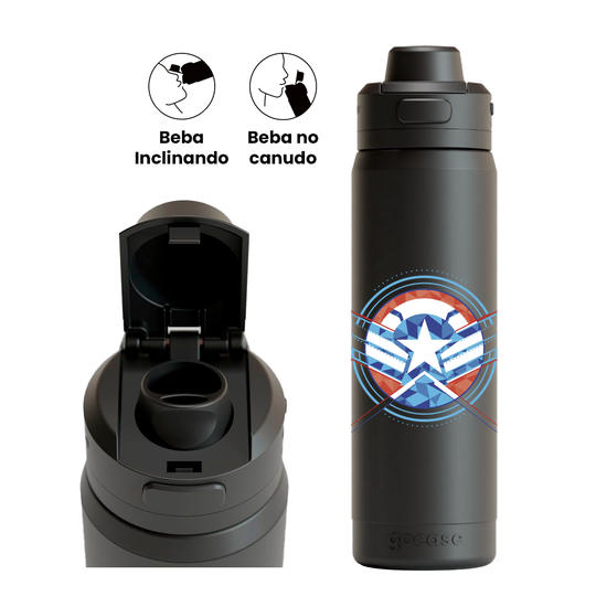 Garrafa Térmica Flip Pro + Ebook - Legacy Shield