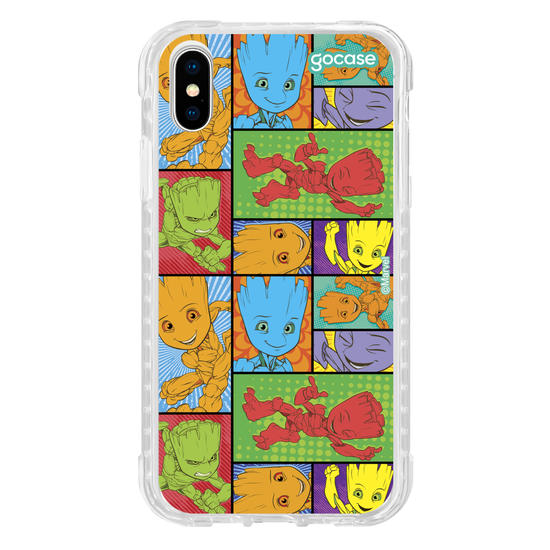 Capinha para celular Guardiões da Galáxia - Baby Groot Pop Art