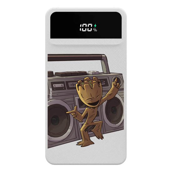 Carregador Portátil Turbo 10000mah - Guardiões da Galáxia - Baby Groot Party