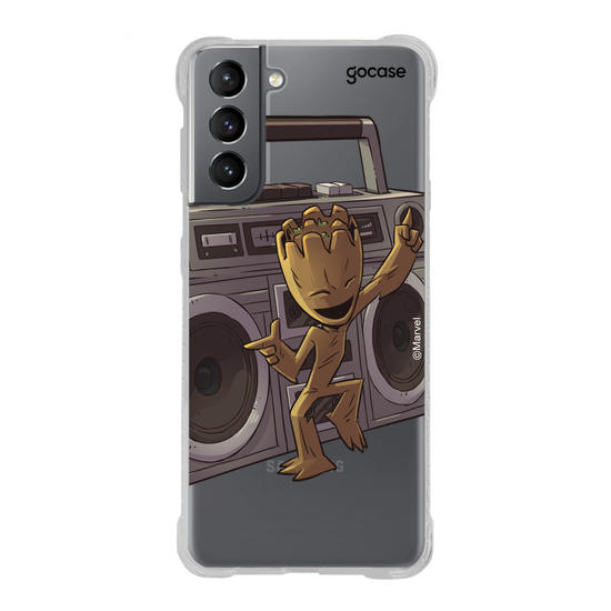 Capinha para celular Guardiões da Galáxia - Baby Groot Party