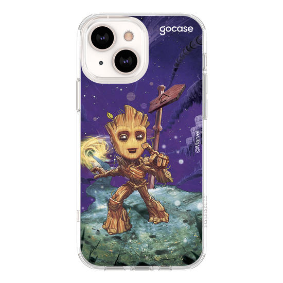 Capinha para celular Guardiões da Galáxia - Baby Groot Galaxy