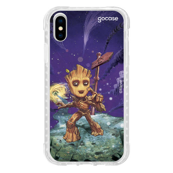 Capinha para celular Guardiões da Galáxia - Baby Groot Galaxy