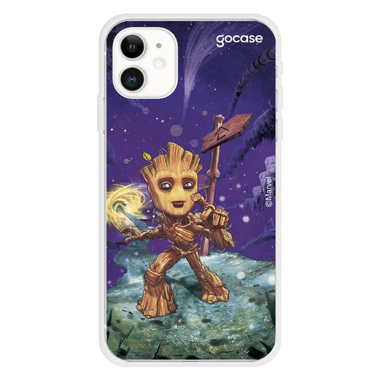 Baby Groot Galaxy Phone Case
