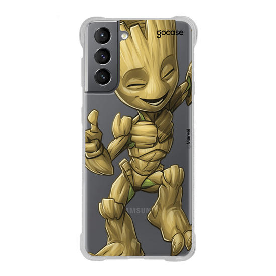 Capinha para celular Guardiões da Galáxia - Baby Groot Dancing