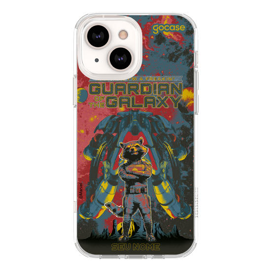 Capinha para celular Guardiões da Galáxia - Guaxinim Badass