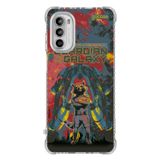 Capinha para celular Guardiões da Galáxia - Guaxinim Badass