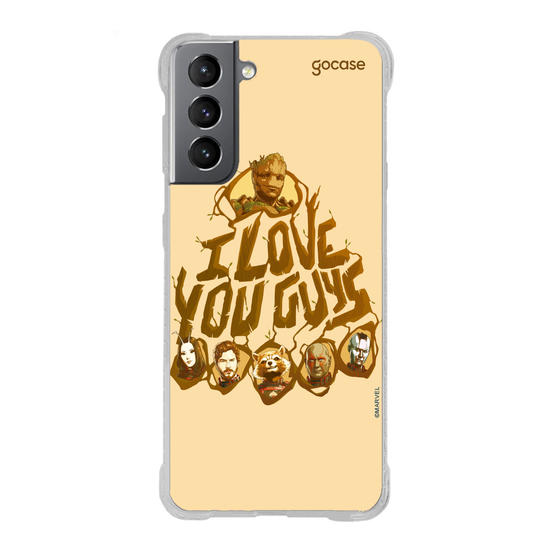 Capinha para celular Guardiões da Galáxia - Frase em Árvore