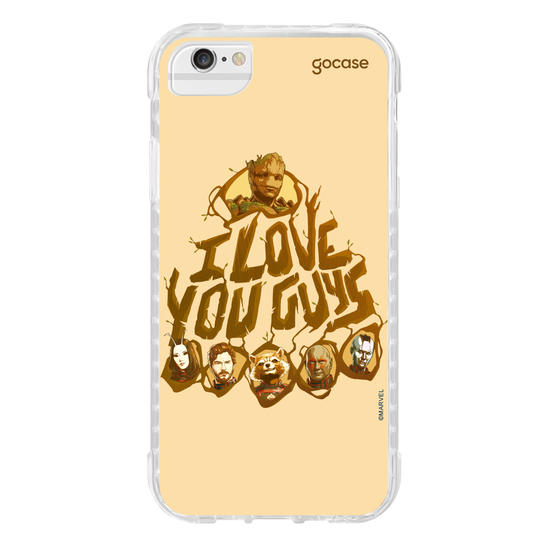 Capinha para celular Guardiões da Galáxia - Frase em Árvore