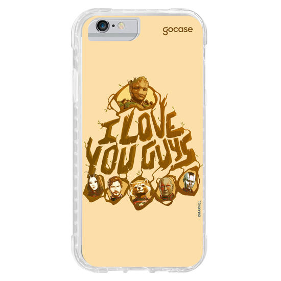 Capinha para celular Guardiões da Galáxia - Frase em Árvore