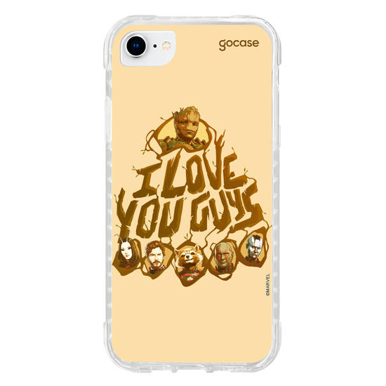 Capinha para celular Guardiões da Galáxia - Frase em Árvore