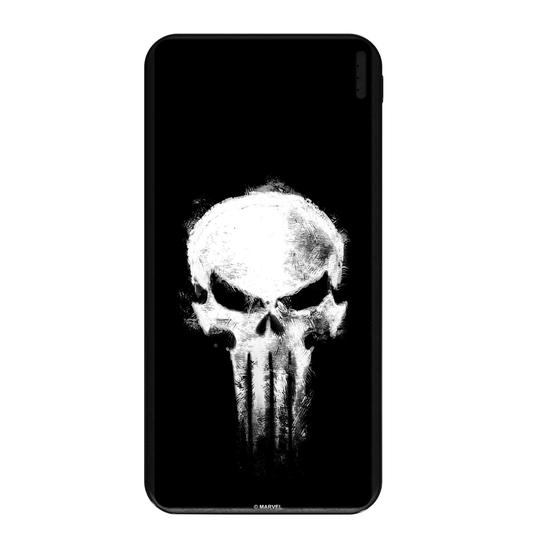 Carregador Portátil Fast Charge - Marvel - O Justiceiro