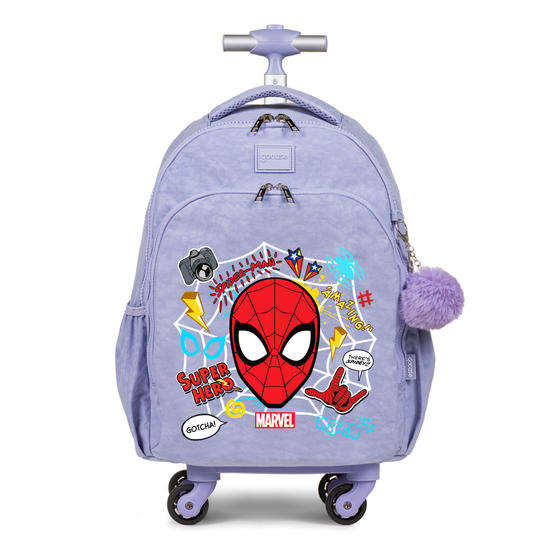 Mochila de Carrinho 4 Rodas Fun -  Homem Aranha - Street Vibe