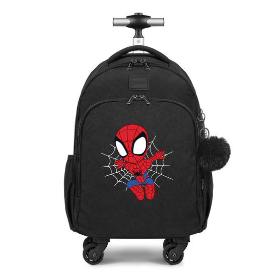 Mochila de Carrinho 4 Rodas Fun - Homem-Aranha - Stickers