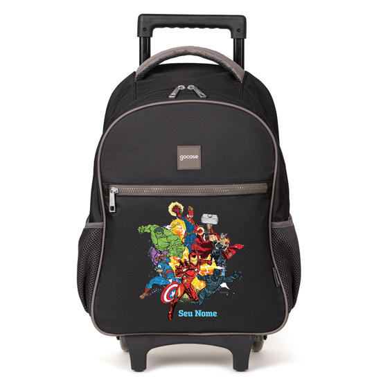 Mochila de Carrinho 2 Rodas Play - Vingadores - Grupo