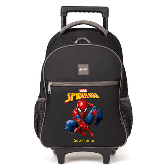 Mochila de Carrinho 2 Rodas Play - Homem-Aranha - Classic