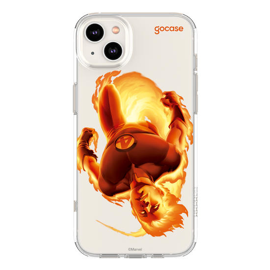 Capinha para celular  Marvel - Quarteto Fantástico - Tocha Humana