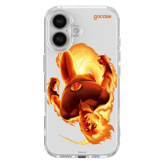 Capinha para celular  Marvel - Quarteto Fantástico - Tocha Humana