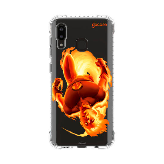 Capinha para celular  Marvel - Quarteto Fantástico - Tocha Humana