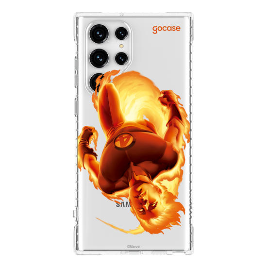 Capinha para celular  Marvel - Quarteto Fantástico - Tocha Humana