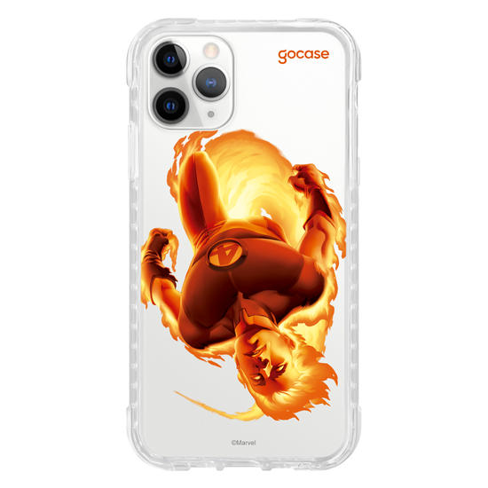 Capinha para celular  Marvel - Quarteto Fantástico - Tocha Humana
