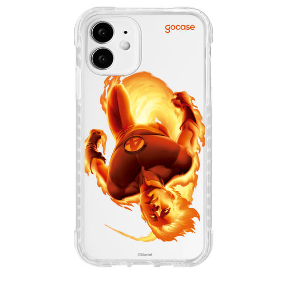 Capinha para celular  Marvel - Quarteto Fantástico - Tocha Humana