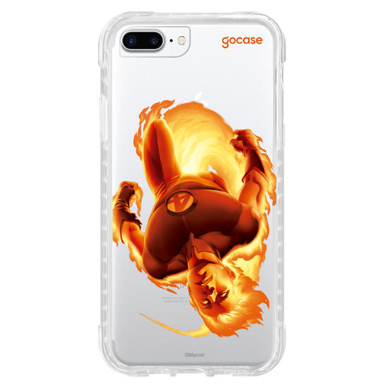 Capinha para celular  Marvel - Quarteto Fantástico - Tocha Humana
