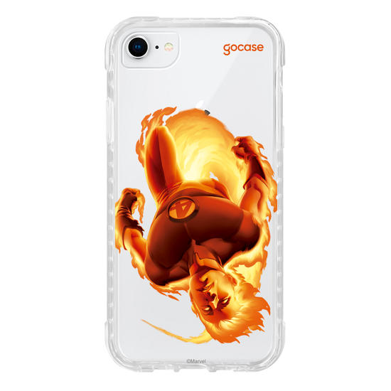Capinha para celular  Marvel - Quarteto Fantástico - Tocha Humana