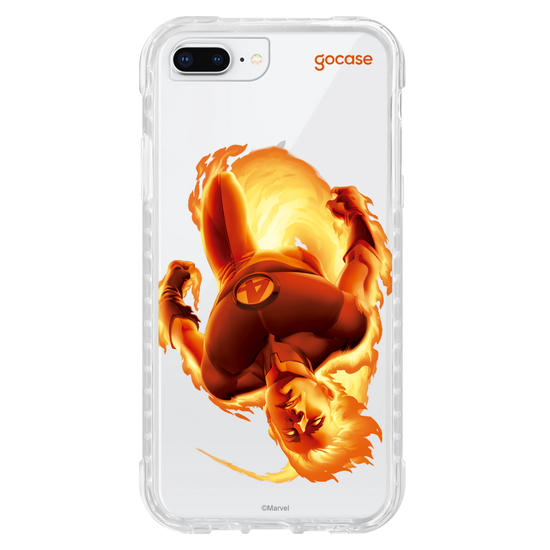 Capinha para celular  Marvel - Quarteto Fantástico - Tocha Humana
