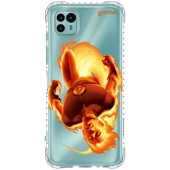 Capinha para celular  Marvel - Quarteto Fantástico - Tocha Humana