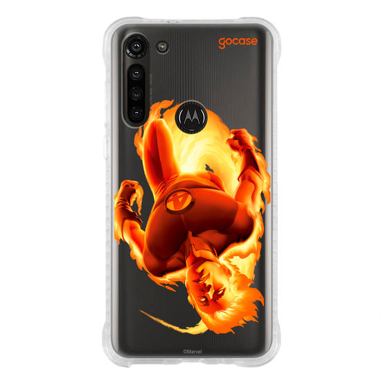 Capinha para celular  Marvel - Quarteto Fantástico - Tocha Humana